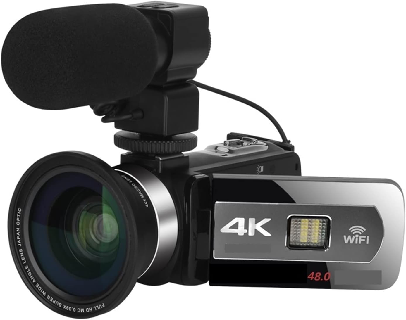 ☆ 4K Ultra HDデジタルビデオカメラ ビデオ録画写真カムコーダー